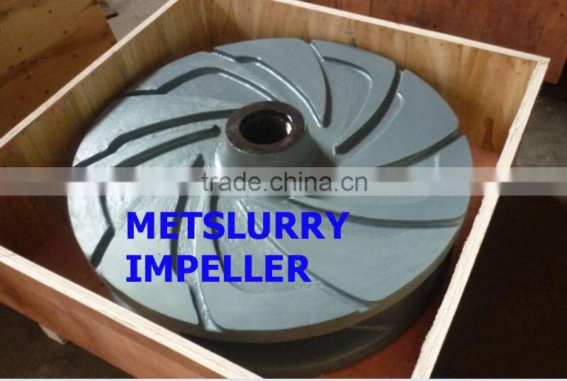 Mining Centrifugal Horizontal Slurry Pump metal Impeller