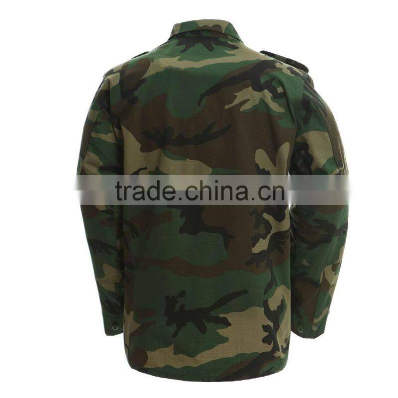 Wholesale BDU woodland army camouflage clothing