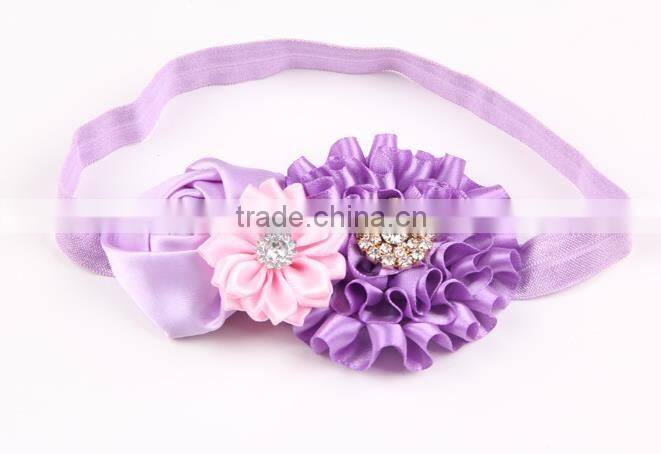 double elegant flowers elastic pony hair bands hair accessories for dreadlocks