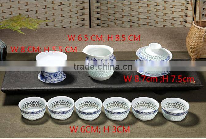 Hollow Out Jade Exquisite Ceramic Tea Set QD-L107