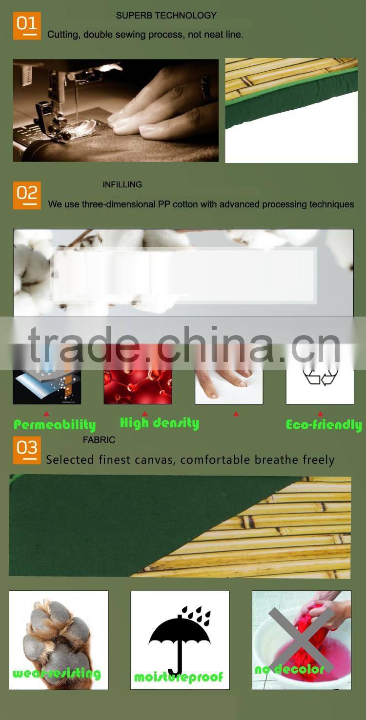 S:88*50*17cm dog mat unilateral animal mat with panda bamboo shaped