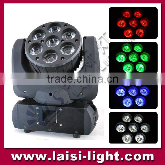 7*12W RGBW Beam LED 4in1 Moving Head,Mini Moving Head, Wash Moving Head
