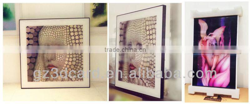 Custom lenticular 3D framed pictures
