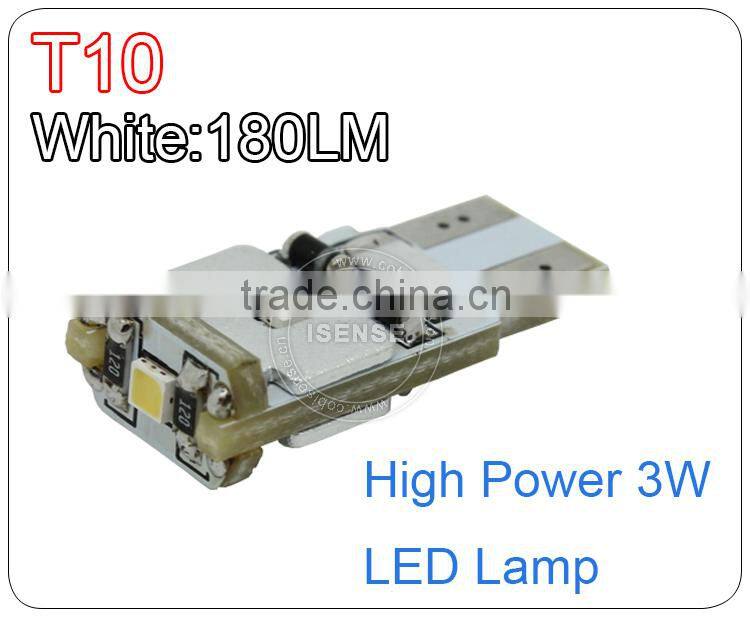 T10 high power vehicle light 3w led bulb new car accessories products made in China