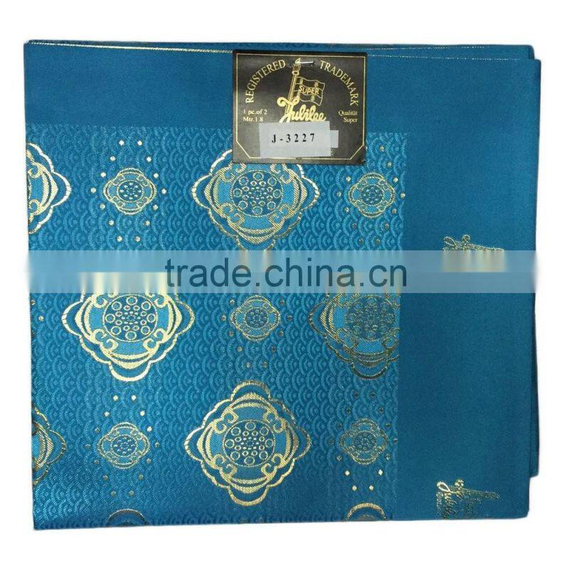 Royal bule African gele headtie / Swiss headtie / popular sego stock sample