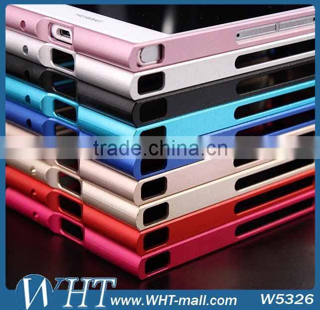 For Huawei Ascend P7 Ultra-thin Aluminum Metal Frame Bumper Case For Huawei P7 Metal Frame