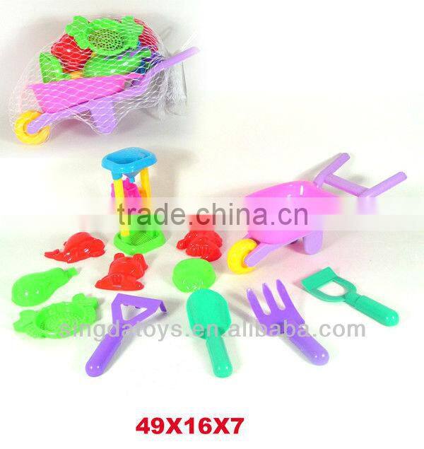 Summer beach set baby toy ( van, fork, shovel...)
