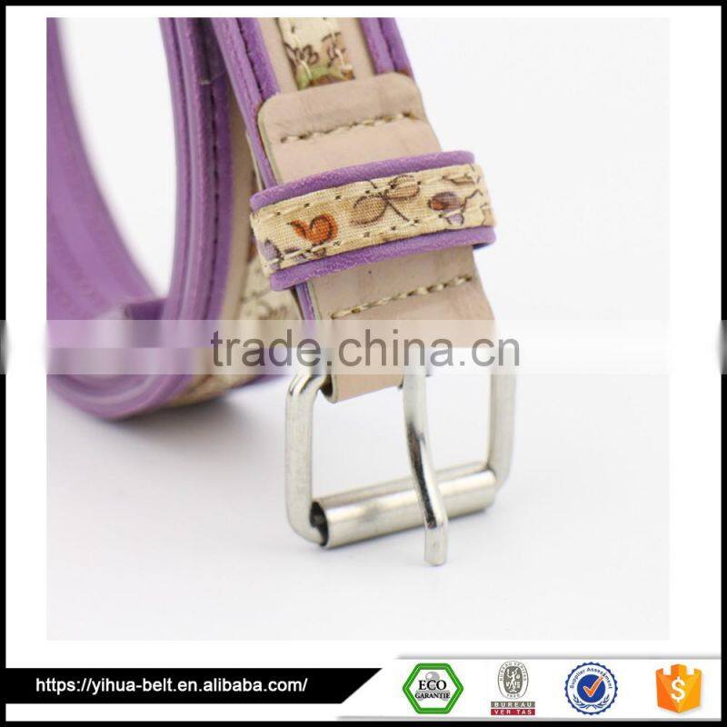 Durable Customized women slimming belt brand waist pu belt