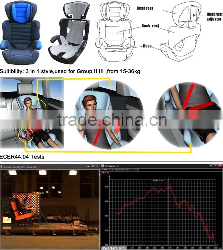 comfortable protective ECER44/04 child products kids child car seat 15-36KG