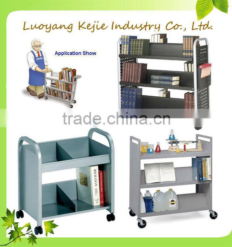 book cart for teachers home book trolley fiat book cart metal bookcart/mdf & steel 3-tier library book carts trolley cart