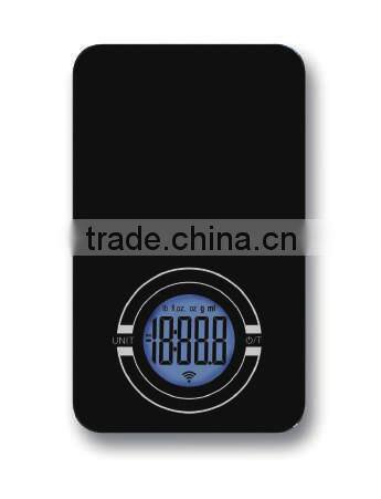 fashionable digital kitchen weighing scale XY-8023 NATURE BAMBOO PLATFORM