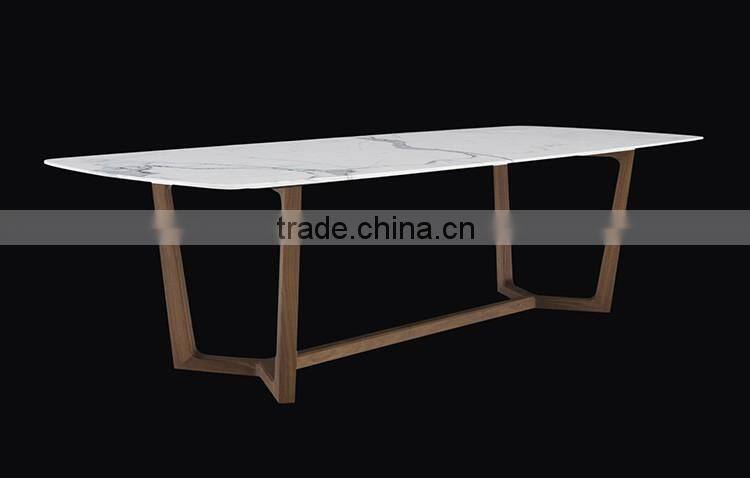 HANM hot sale dinning room table,Modern Designs marble top dining table