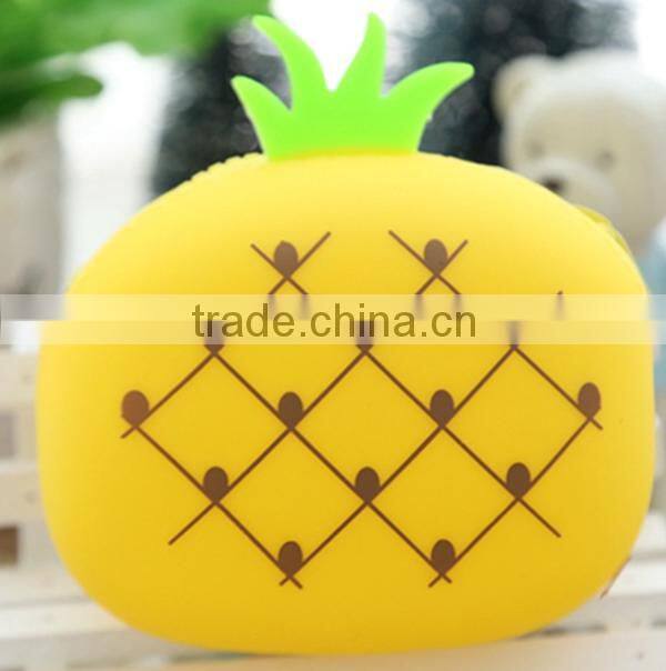 Promotional small cute custom silicone challenge coin wallet