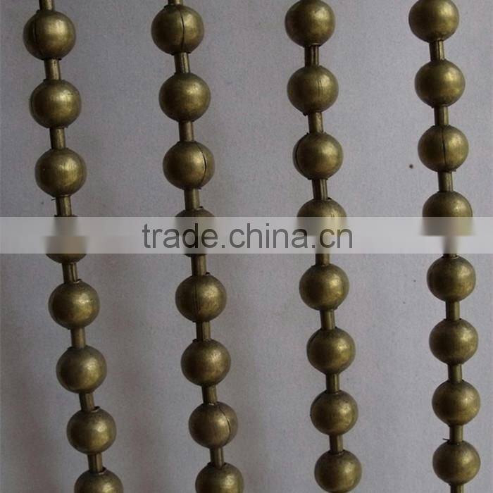 China supplier rainbow colored stainless steel beaded curtain