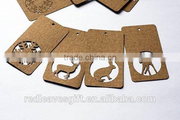 Hang tags for clothing, paper price tag, scarf hang tag