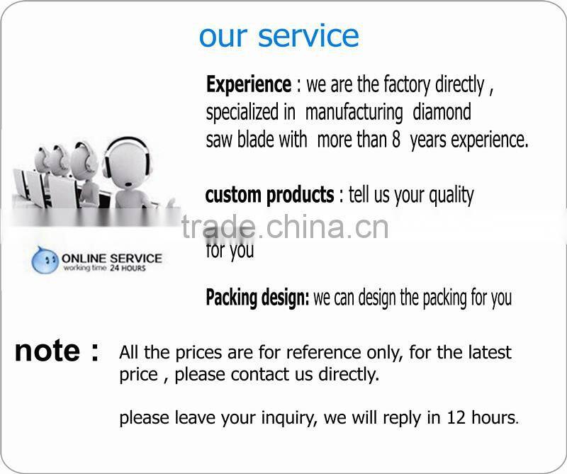 Laser Welded Diamond Saw Blade For glass