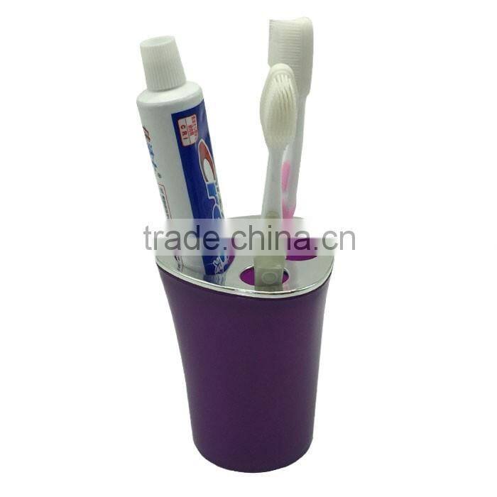 plastic bathroom accessories colored toothbrush holder for kids