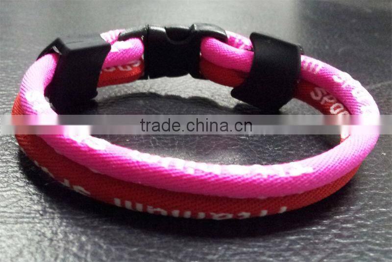 Best sale useful high quality 2 rope orange-bk sports necklace