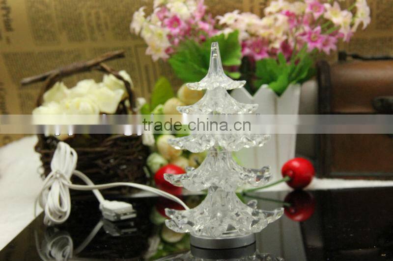 Mini USB flameless led christmas tree LED Flash Xmas Tree christmas vners