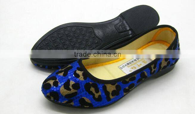 women's korean style Sequins slip on flat casual shoes
