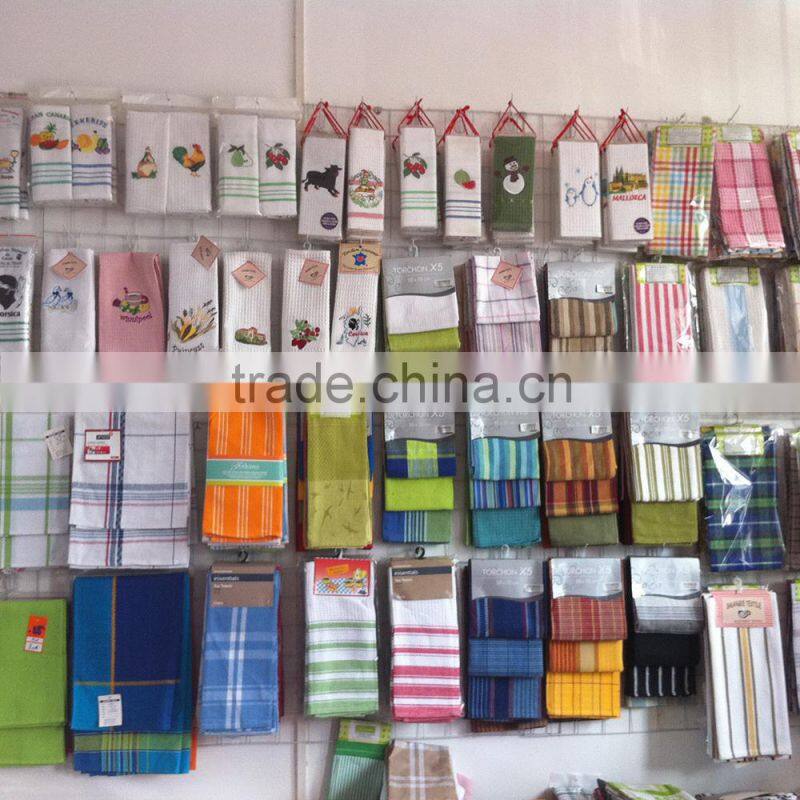 china supplier wholesale custom printed plain white cotton kitchen hand towel
