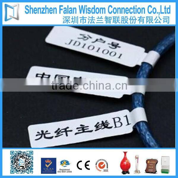 Waterproof electrical network cabel wire label