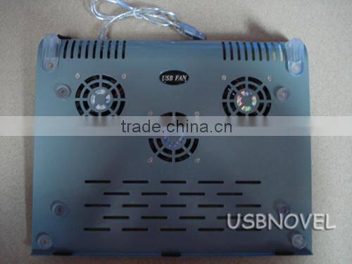 Notebook aluminuium bottom 3 fan