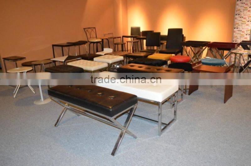 Cross Base Upholstered Bench OT-824