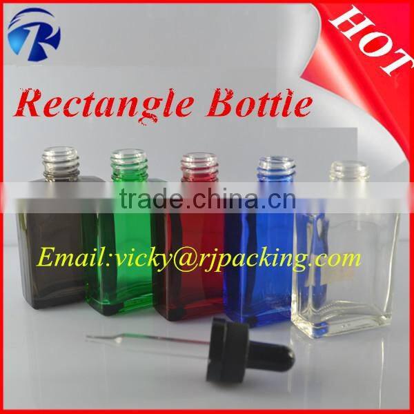 red painting 1oz skull shape glass dropper bottle for e-liquid in stock