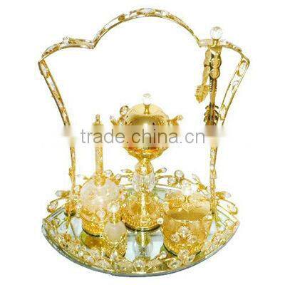 2014 Glass Incense Oil Burner sets with perfume bottle T059