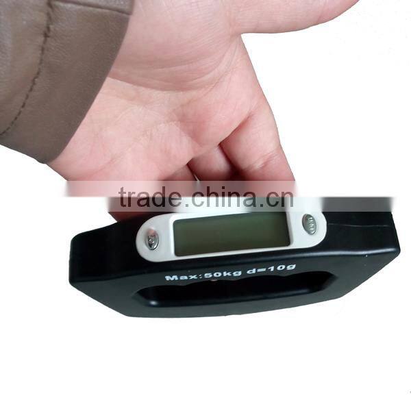 LCD Digital Luggage Scales for suitcase,travel,shopping,gift sale with Blue LED backlight