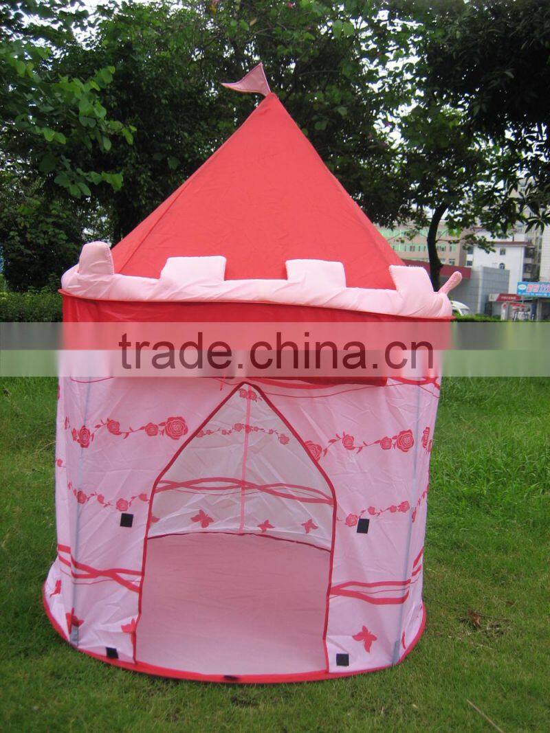 Folding castle children kids play tent