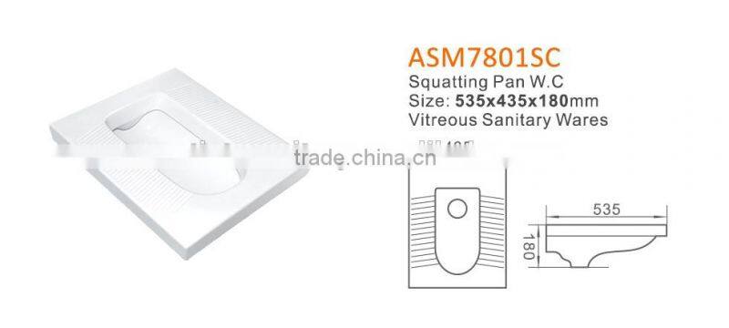Alibaba New Products Low Price Flush Ceramic Squat Toilet