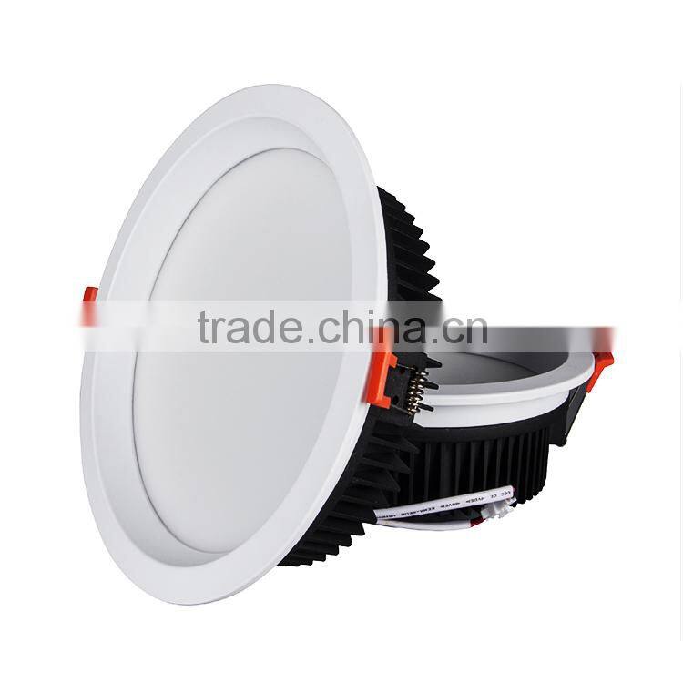 CE ROHS approval 3 year warranty power dimmable recessed 30w led downlight