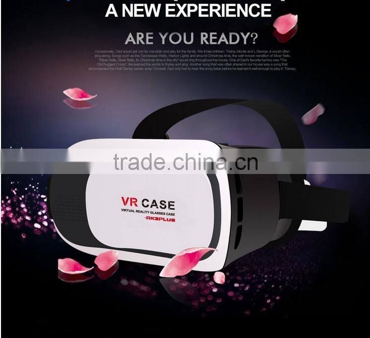2016 new VR BOX Virtual reality 3D glasses for 3.5 - 6.0 inch Smartphone 3D glasses +Game controllers