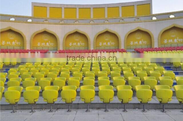New Public Blow molding tip-up stadium seats with back