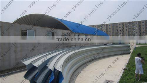 120 SABM-600-305 ARCH TYPE ROOF STEEL BUILDING MACHINE