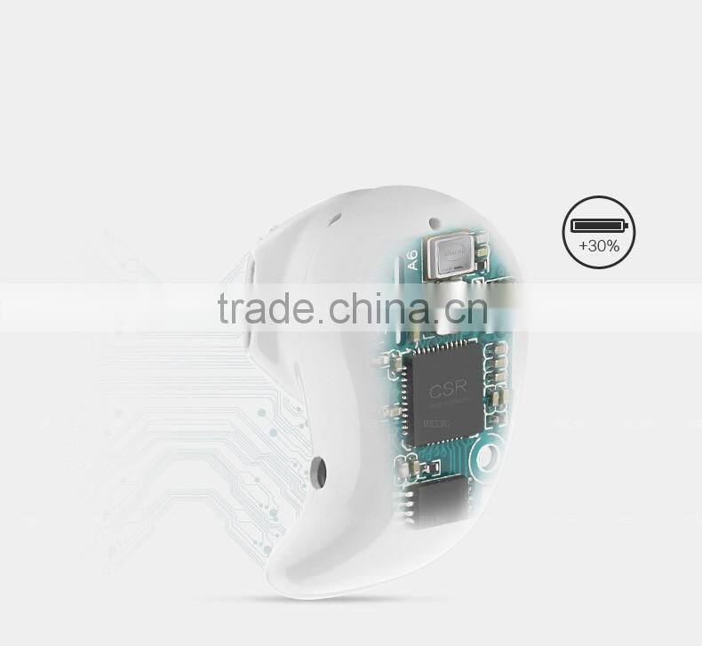 2016 popular and fashionable S530 micro bluetooth earpiece invisible spy earbud