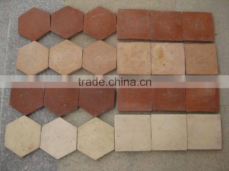 Ceramic Handmade Clay Terracotta Floor Tiles /Wall Panels