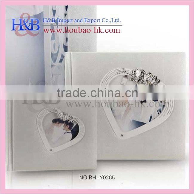 White Elegant Scrapbook Albums 6 x 6 For Wedding