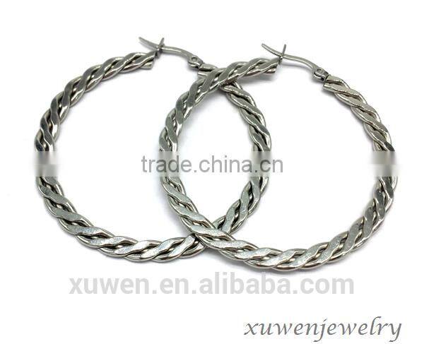 OEM stainless steel stick on earrings for adults