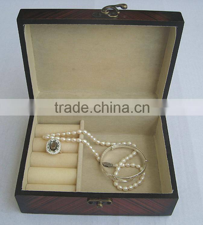 High quanlity unfinished wood jewelry boxes