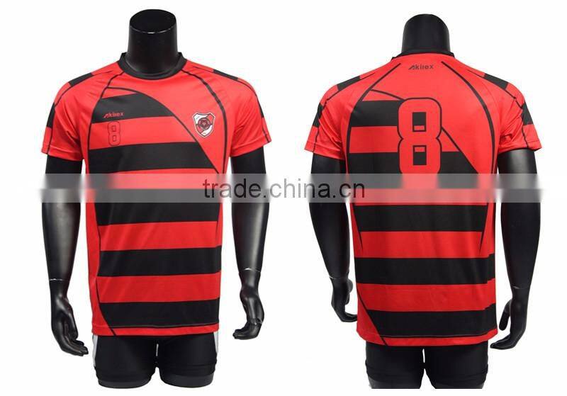 Akilex design your own sublimation men soccer jersey