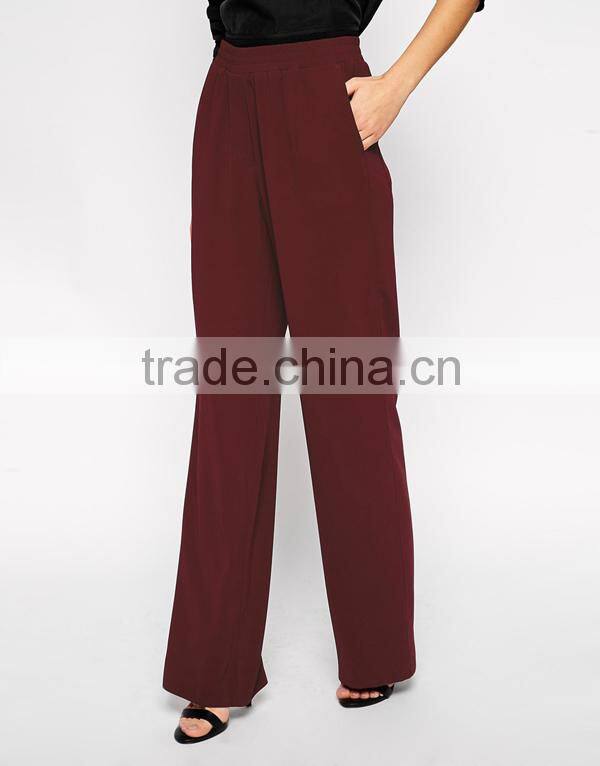 High rise waist wide legging pants