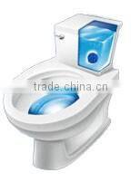 4pcs eco-friendly figure aroma blue solid toilet dedodorant cleaning blocks