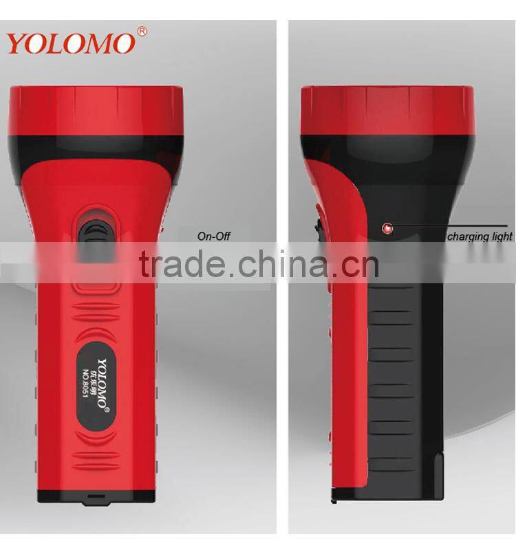 Hot sales RED led flashlight torch emergency torch light