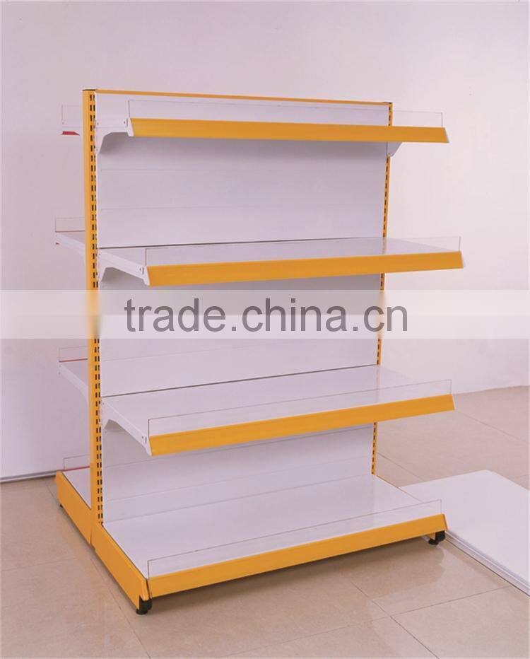 Double Sided Floor Standing Grocery Shelves for Sale