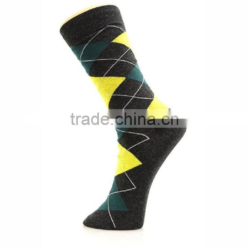 cotton mens custom argyle socks