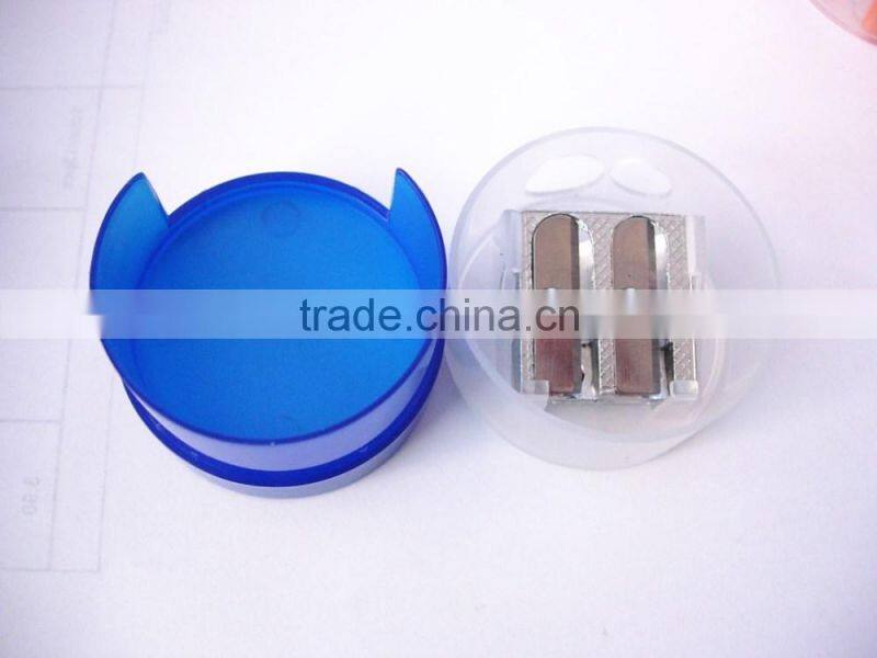 Plastic funny pencil sharpener with compass