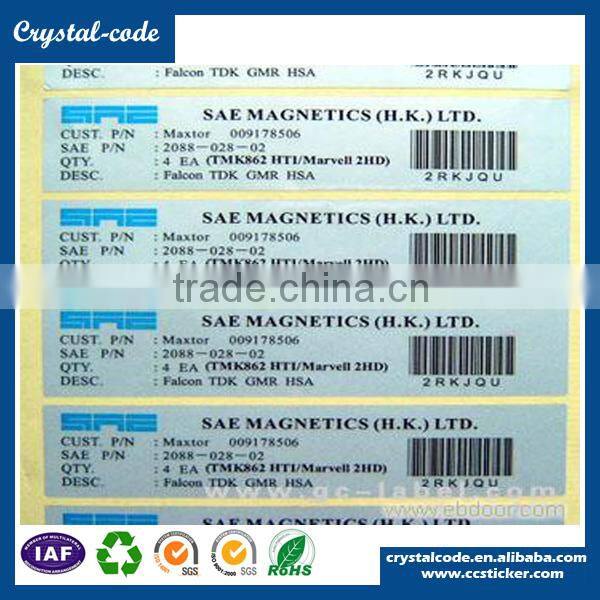 Custom sticker electronic heat resiatant pcb board sticker